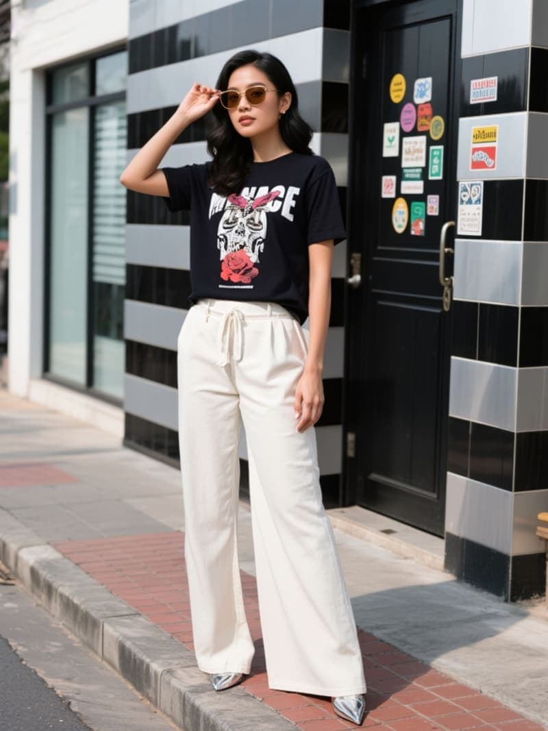 Embroidered T-Shirt view 2