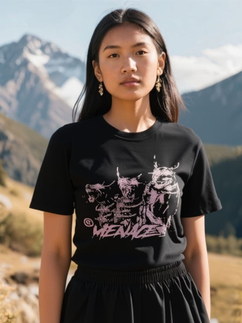 Embroidered T-Shirt view 1